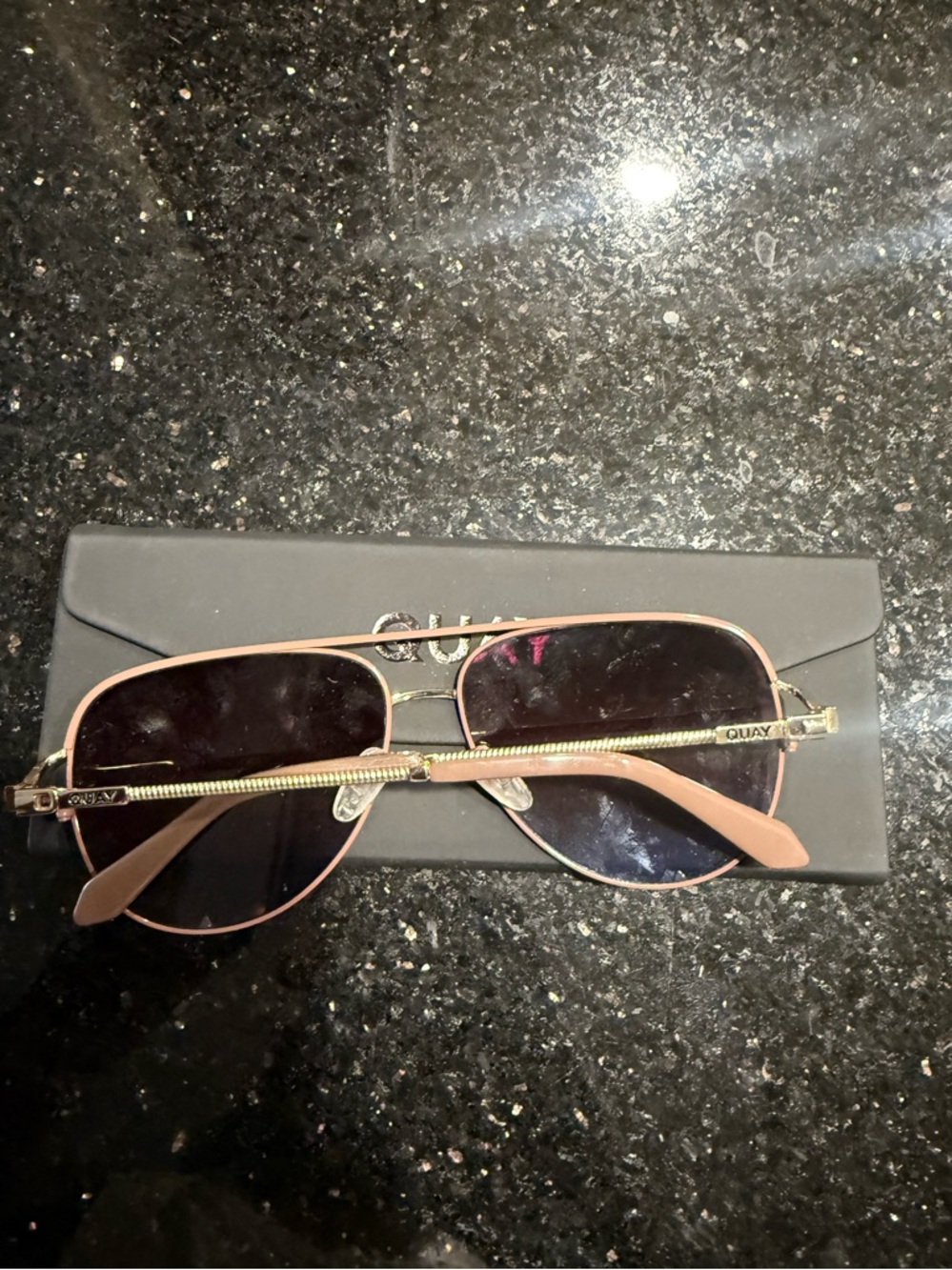 Quay Women's High Key Twist 51mm Aviator Sunglasses - Picture 4 of 5